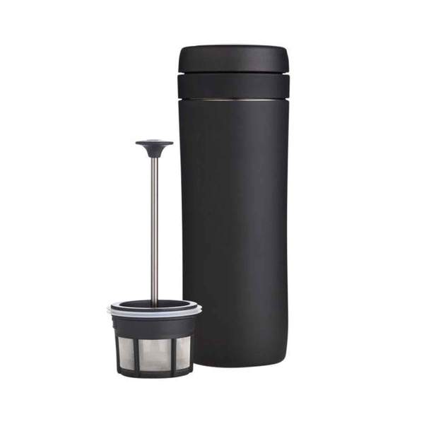 For people who love coffee, and want to take it with them anywhere, Espro offer the Travel Press. From the outside, it looks just like a normal travel mug but unscrew the outer lid and you will find a plunger and dual-filter setup which is similar to Espro's regular French Press.  Built from vacuum-insulated stainless steel that keeps drinks warm for hours, the Travel Press features the ESPRO patented double micro-filter which creates a clean, rich flavour without any grit left over in your drink.