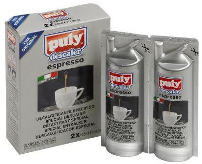 A fast-acting descaler for domestic machines. Ideal for descaling the tank of a domestic espresso machine or a kettle. Product does not affect rubber seals and leaves no traces or odours.